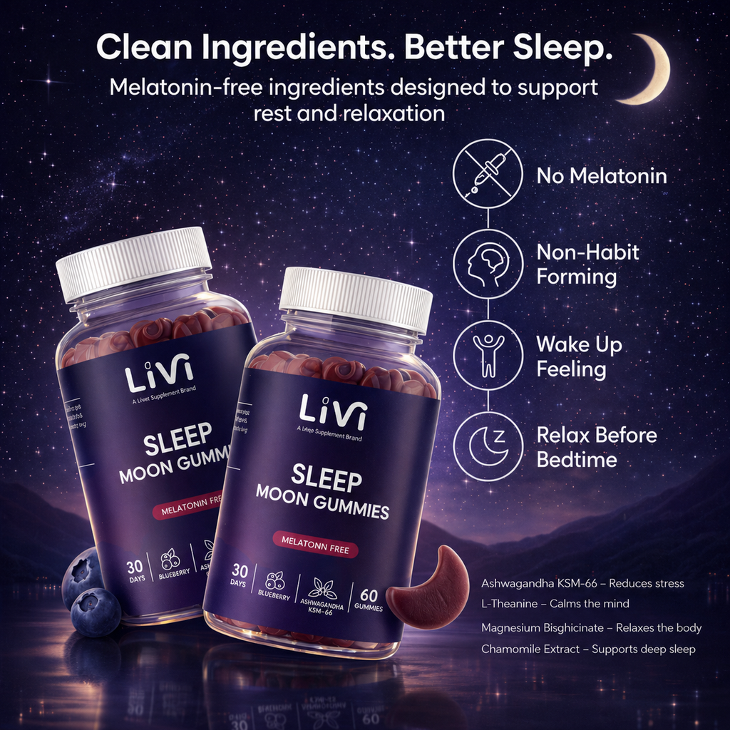 LIVI Sleep Gummies (Melatonin-Free)